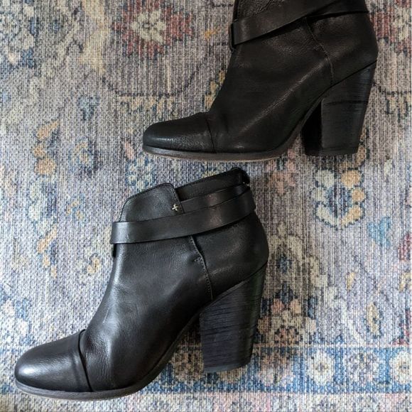 rag & bone | Harrow Boot in black leather - Picture 6 of 13
